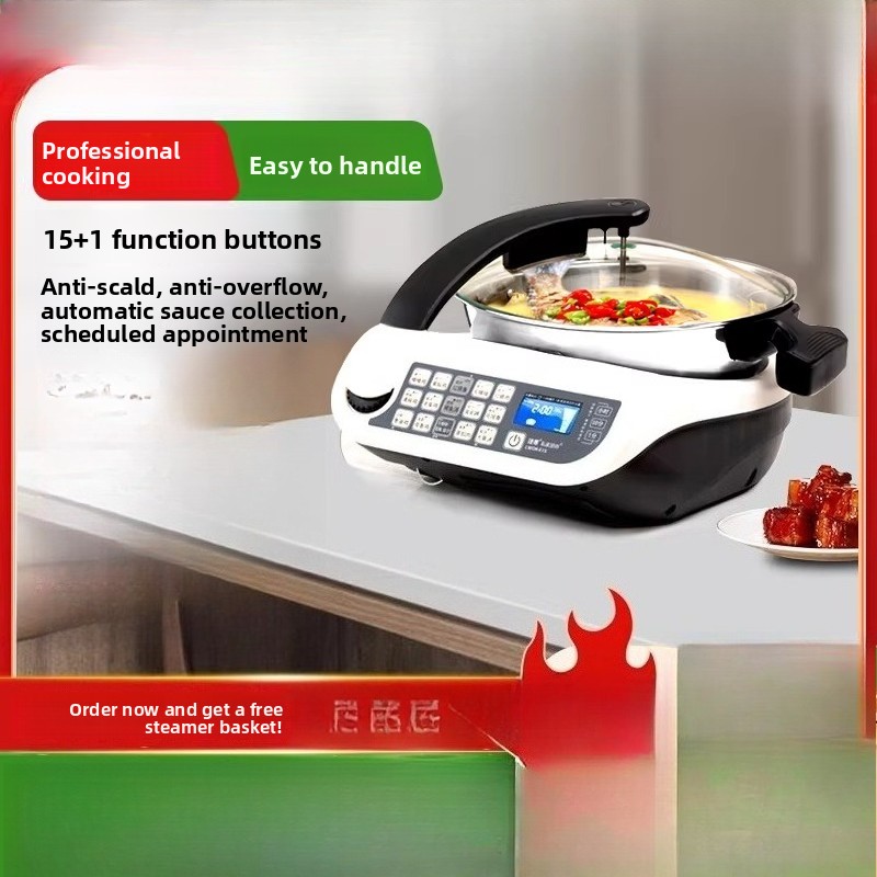 Home Cooking Oil - Robot de cocina inteligente E15, procesador