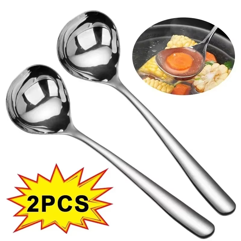 Home Cooking Services - Cucharas de acero inoxidable con mango