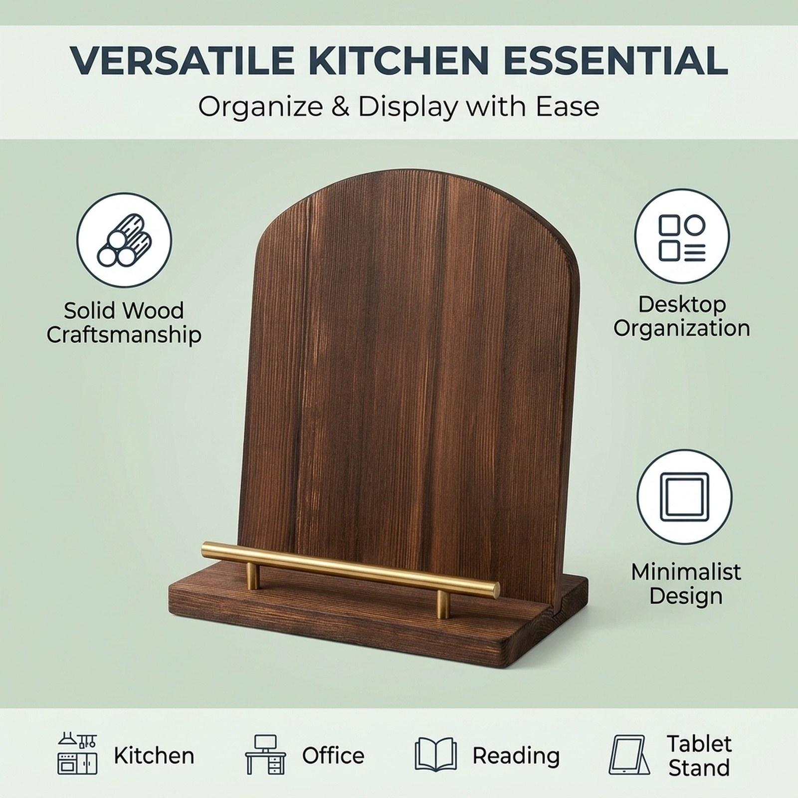 Soporte de Madera para Libros  - Home Cooking Book reseña y precio