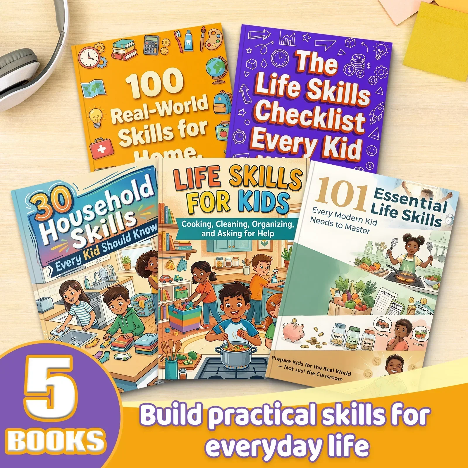 Colección de 5 libros sobre ha - Home Cooking Book reseña y precio