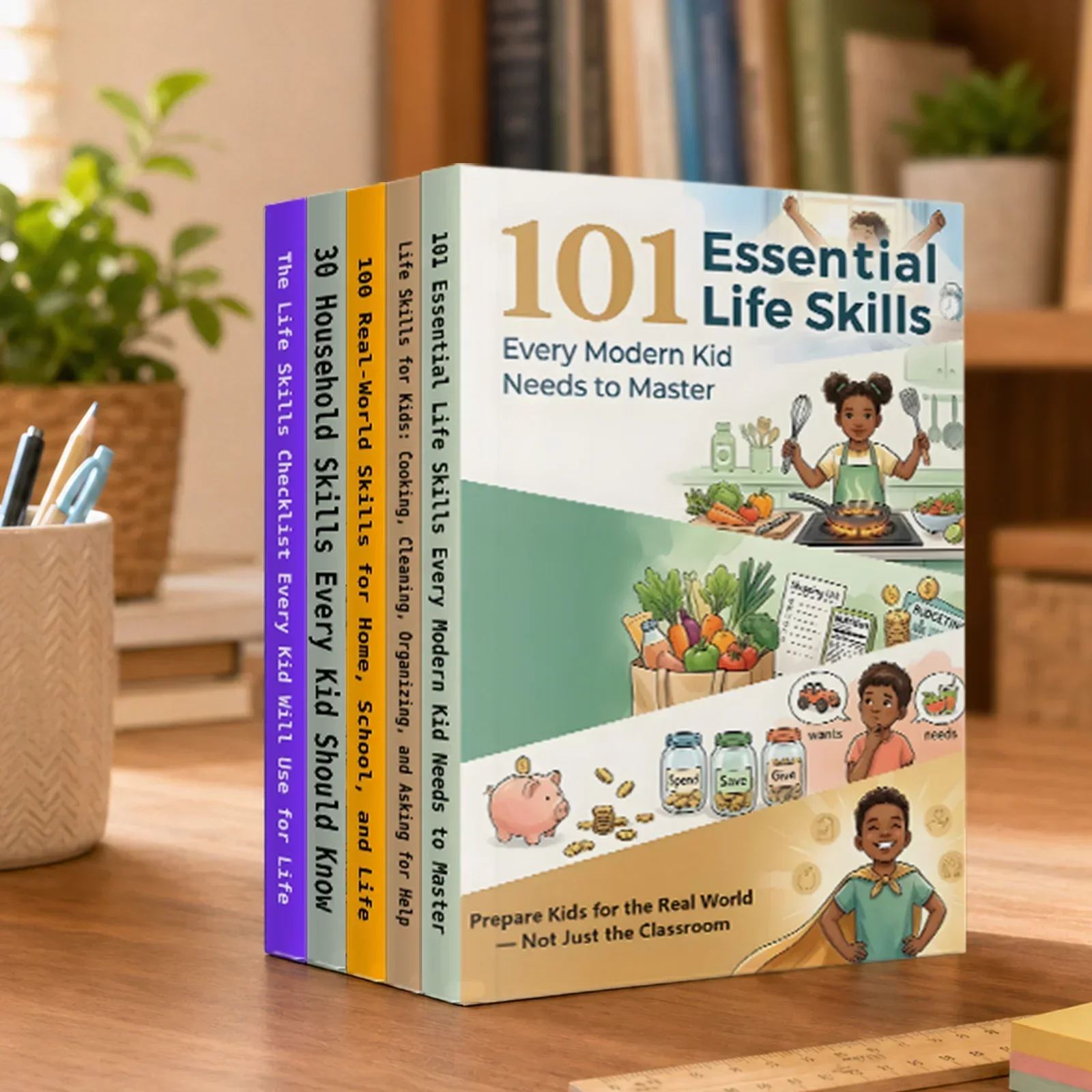 Colección de 5 libros sobre ha - Home Cooking Book reseña y precio