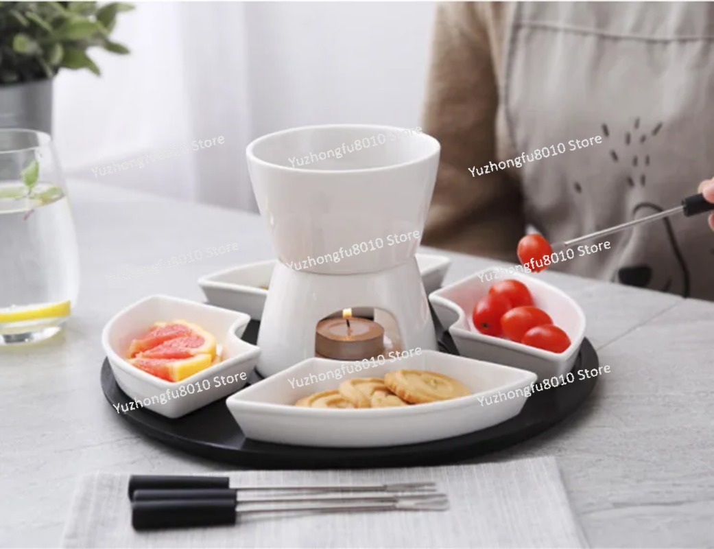 Juego de Ollas para Fondue de  - Fondue Pot Ceramic reseña y precio