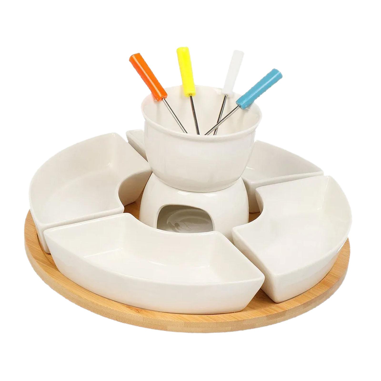 Juego de Olla para Fondue, Cal - Fondue Pot Ceramic reseña y precio