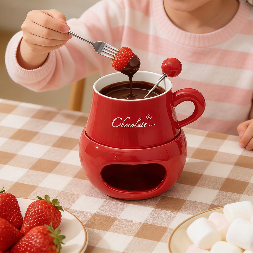 Taza de cerámica para fondue d - Fondue Pot Ceramic reseña y precio