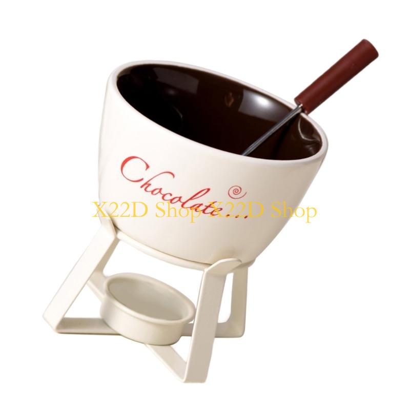 X22D Juego ollas para fondue c - Fondue Pot Ceramic reseña y precio