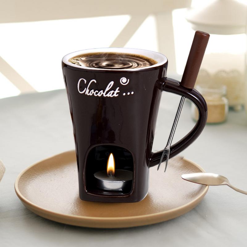 Taza de Chocolate, olla calien - Fondue Pot Ceramic reseña y precio
