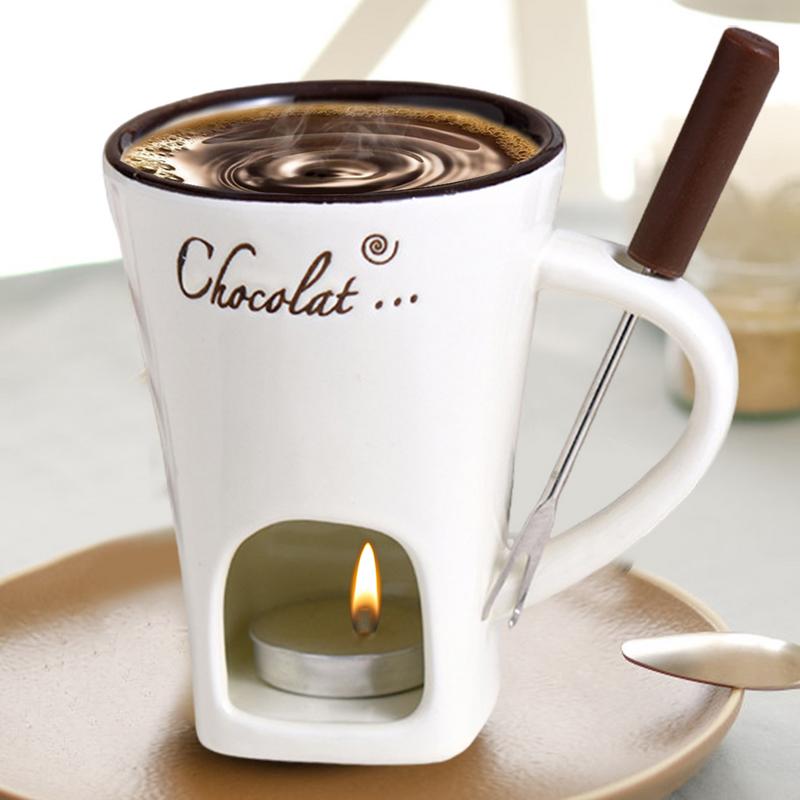 Taza de Chocolate, olla calien - Fondue Pot Ceramic reseña y precio
