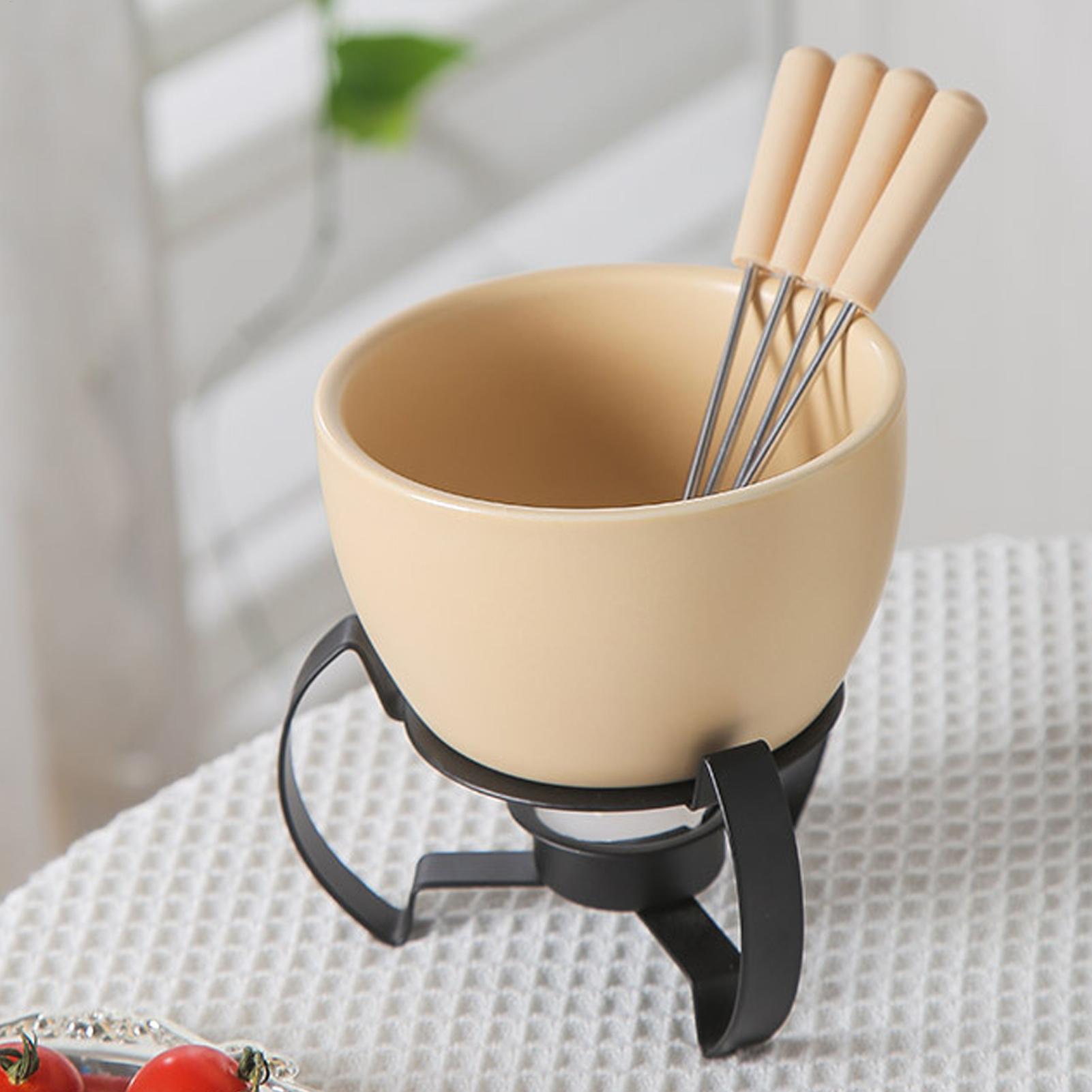 Mini juego de tazas de Fondue  - Fondue Pot Ceramic reseña y precio