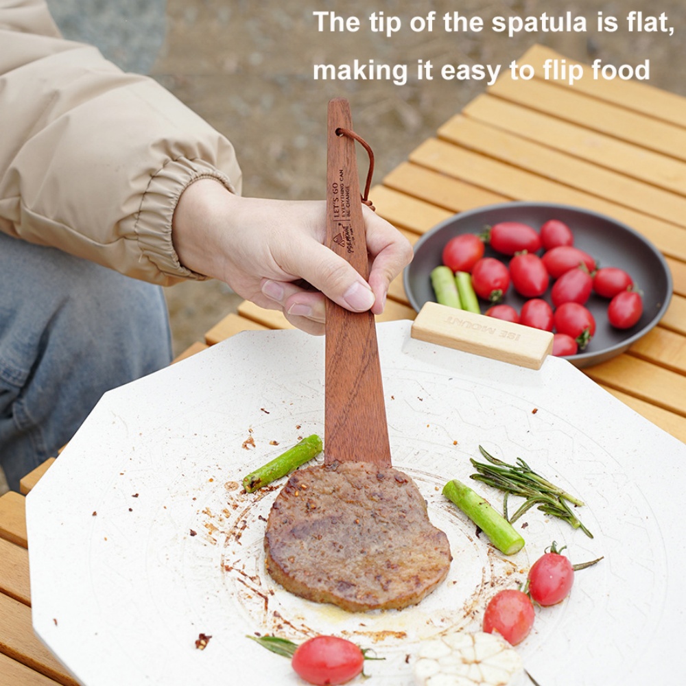 Espátula de Madera para Acampa - Home Cooking Services reseña y precio