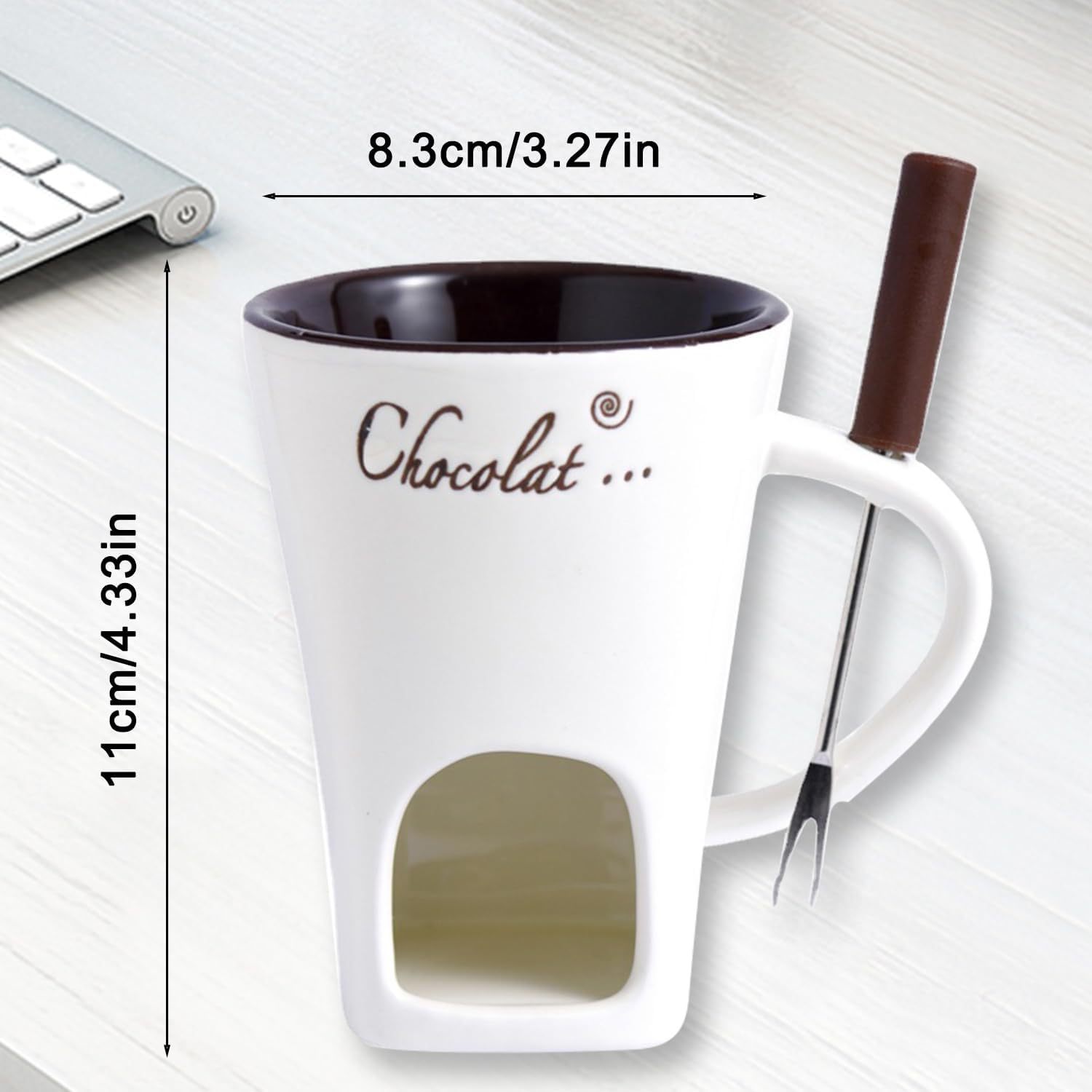 Taza de Cerámica para Fondue d - Fondue Pot Ceramic reseña y precio