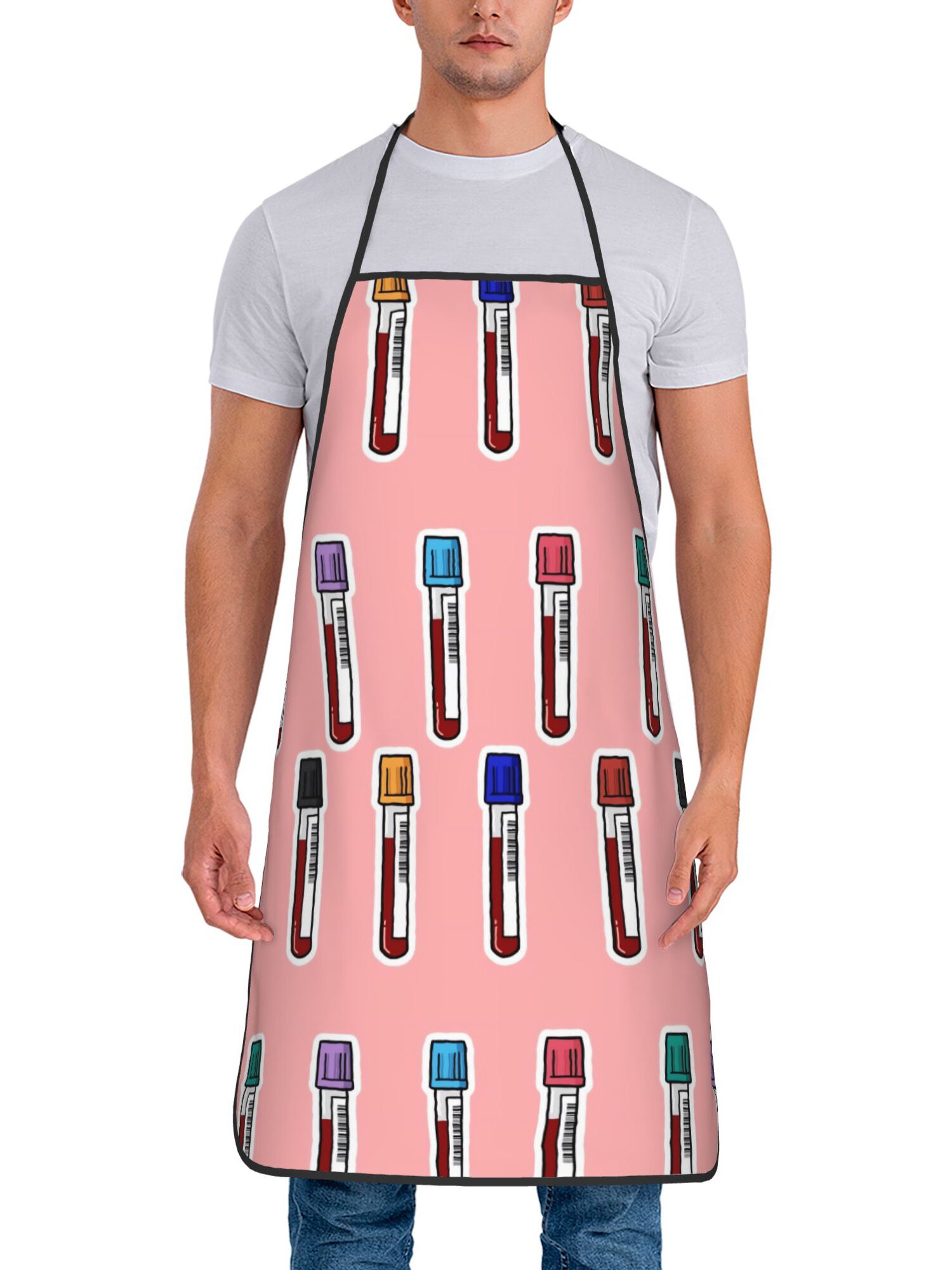 Delantal con diseño de Blood V - Home Cooking Youtube reseña y precio