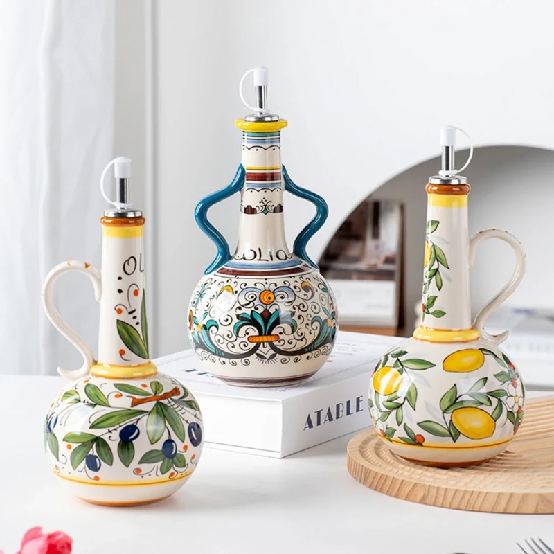 Botella de aceite de cerámica, - Home Cooking Oil reseña y precio