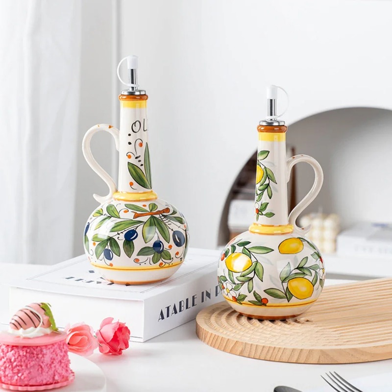 Botella de aceite de cerámica, - Home Cooking Oil reseña y precio
